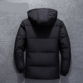 Voguable Winter Jacket Mens High Quality Thermal Thick Coat Snow Red Black Parka Male Warm Outwear White Duck Down Jacket Men voguable