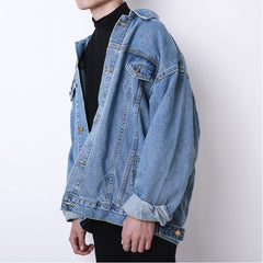 Denim Jackets Men Oversize S-4XL Classic Blue Vintage Pockets Mens Coat Outwear High Quality Street Style Casual All-match Daily voguable