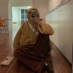 Voguable Brown Corduroy Pants Women High Waist Soft Girl Kawaii Korean Style Beige Wide Leg Pants Women Plus Size Loose Pants voguable