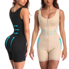 Voguable  Zip Waist Lace Slimming Shaper Corset Control Shapewear Butt Lifter Strap Body Shaper Underwear Bodysuit Women Plus Size S-6xl voguable
