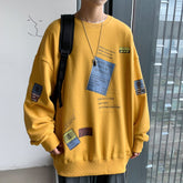 Voguable Fashion Brand Hoodies 2021 Blue White Black Classic Spring Autumn Hip Hop Loose Casual Men's Sweatshirts Punk Streetwear Clothes voguable