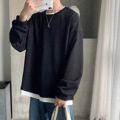 Voguable 2021 New Men Sweatshirts Men Pullover Oversized Harajuku Solid Hoodies Fashions Casual Streetwear Men Clothes Plus Size 5XL voguable