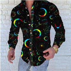 Voguable Men's shirt for men clothing social male Blouse Hawaiian long sleeve cardigan blouses and button up Luxury man wholesale 2022 voguable