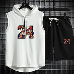 Voguable 2022 Men's track suit summer sportswear two-piece t-shirt shorts brand tracksuit jogging men's sports suit fitness clothes exercise voguable