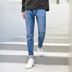 Voguable Men's Slim Fit Denim Pants Stretch Jeans Basic| 221332087 voguable