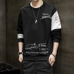 Voguable Oversized Hoodie White Crewneck Hooded Sweatshirt for Men Harajuku Hoodies Men Plus Velvet Autumn Korean Streetwear voguable