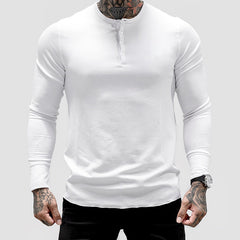 Mens Summer gyms Workout Fitness T-shirt Bodybuilding Slim Shirts printed O-neck Long sleeves cotton Tee Tops clothing voguable