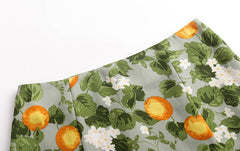 Long Skirts Womens Summer High Waist Print Boho Beach Skirt Sexy Side Slit Vintage Elegant Chiffon Midi Skirt Women Clothing voguable