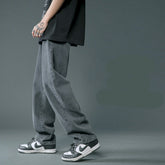 Voguable Summer thin men jeans men's fashion famous brand versatile loose straight Summer pants clothes streetwear hiphop denim New 2021 voguable