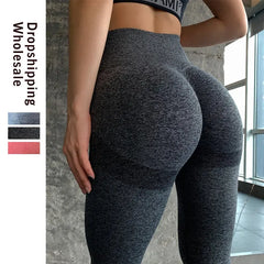 High Waist Seamless Leggings Push Up Leggins Sport Women Fitness Running Gym Pants Yoga Energy Seamless Sport Girl Leggins voguable