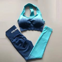 New ombre seamless leggings for women high waist yoga pants sexy booty legging scrunch butt pink fitness legging sports tights voguable