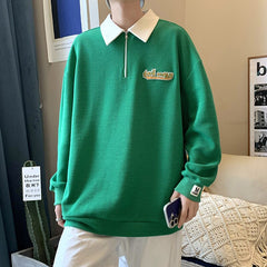 Zipper High Street Sweatshirt for Men Women Stand-Up Collar Hoodie Trendy Lovers anime print Oversize Casual Sports Jacket voguable