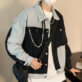 Denim Jackets Men Vintage American Streetwear Tooling M-3XL Baggy Y2k Clothing Teens Personal Stylish Harajuku College Chaqueta voguable