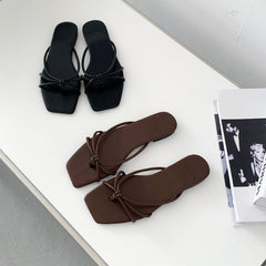 Shoes Rubber Flip Flops Low Hawaiian Rome PU Fabric Hoof Heels Rubber Flip Flops Low Shoes Hawaiian Rome Hoof Heels PU voguable