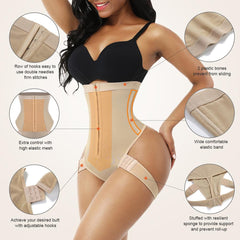 Voguable High Waist Abdomen Butt Lifter Control Panties Brief Booty Lift Seamless Shapewear Slimming Pulling Underwear Body Shaper voguable