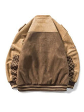 Coffee Jacket American Vintage Motorcycle Jacket Men Women High Street Bomber Jacket Oversize Stand Collar Racing Coat voguable