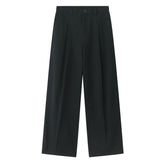 Spring Summer New Korean Men's Casual Pants Trendy Solid Color Loose Straight Wide Leg Trousers Pocket Tide 9A7922 voguable