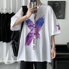 Men Summer Graffiti T Shirts Streetwear Oversize Casual Tshirt For Male New Short Hip Hop Brand Sleeve Man Tees voguable