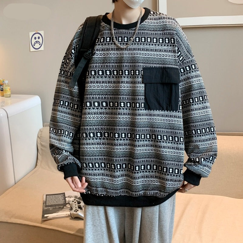 Voguable T-shirts Men Clothing Korean Style Student All-match Camisetas Spring Young Handsome Tops Fashion Black Leisure Soft Retro New voguable