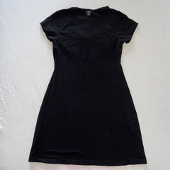 Voguable Vintage Kawaii Bow Embroidery Mini Dress Patchwork Square Collar Short Sleeve Black Dress Retro Y2K Aesthetic Fairy Clothes voguable