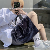 Summer Gold Velvet Shorts Men Fashion Casual Pocket Shorts Men Streetwear Hip-hop Straight Cargo Shorts Mens Five-point Pants voguable