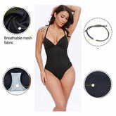 Voguable Seamless Butt Lifter Tummy Control Shapewear Thong Underwear Panties Invisible Control Knicker Body Shaper Hight Waist voguable
