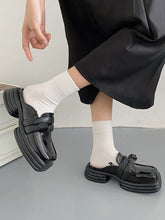 Shoes Med Ladies' Slippers Cover Toe Platform Slipers Women Beige Heeled Sandals Square Black Slides Rubber Fabric Retro Ro voguable