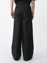 Men's Pants Wear Spring New Casual Trousers Medium Waist Male Trousers Loose Wide Legs Simple Solid Color 9A7038 voguable