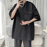 Summer Cotton Short Sleeve T-shirt Men Fashion Casual Oversized T Shirt Men Streetwear Hip Hop Loose Crew Neck Tshirt Men Tops voguable