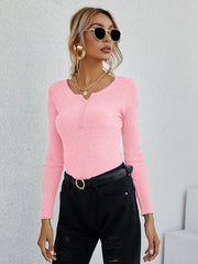 Voguable Summer To Autumn Women Long Sleeve V Neck Button Stretchable Pullover Korean Sweater Femme Jersey Knitted Pull Jumper Clothes voguable