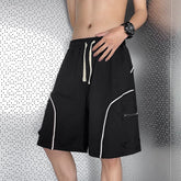 Cargo Shorts Men American Style Casual Teens Cool All-match Handsome Chic Streetwear Fashion Trousers Personality voguable