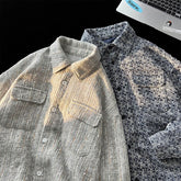 Spring New Vintage Men Stripe Jackets Korean Streetwear Casual Man Coats Fashion Unisex Hip Hop Loose Jacket voguable