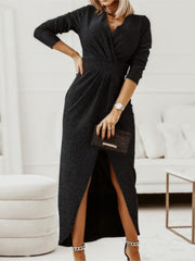 Women Sexy Bodycon Prom Midi Dress Autumn Vintage Ladies Slim A-Line Fashion Party Vestidos Femme Elegant Birthday Robe voguable