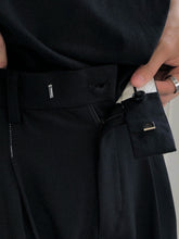 Men's Wear Autumn New Casual Pants Men's Fashion All-match Straight Loose Wide Leg Pants Vintage Loose voguable