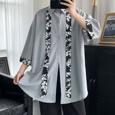 Shirts Men Preppy Style Summer Ulzzang All-match Fashion Japanese Handsome Casual Teens Couple Clothes Streetwear Button Up Cozy voguable