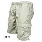 Mens Cargo Shorts New Side Multi-pockets Men Loose Work Shorts Casual Short Pants Male Plus Size Summer Outdoor Shorts voguable