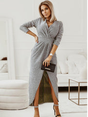 Women Sexy Bodycon Prom Midi Dress Autumn Vintage Ladies Slim A-Line Fashion Party Vestidos Femme Elegant Birthday Robe voguable