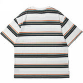 Voguable Hip Hop Streetwear Tshirt Striped Print T-Shirt Harajuku Cotton Loose Short Sleeve T Shirt 2022 Men Fashion Summer Tops Tees voguable