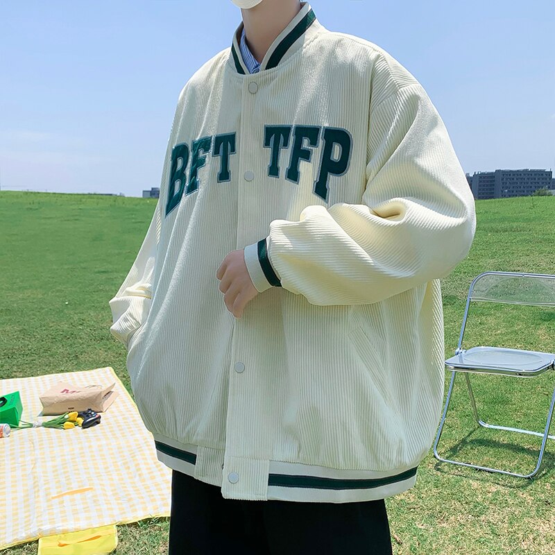 Jackets Men Retro Preppy Stylish Cool Handsome College Harajuku Japanese Students Korean Casual Baggy Personal Unisex Coat Cozy voguable