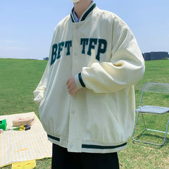 Jackets Men Retro Preppy Stylish Cool Handsome College Harajuku Japanese Students Korean Casual Baggy Personal Unisex Coat Cozy voguable