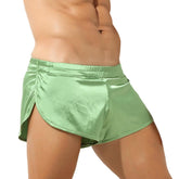 Voguable Men's Underwear Boxer Shorts Soft Stretch Silky Smooth Sexy Arrow Panties Home Shorts Sleep Bottoms Penis Pouch Men Boxers voguable