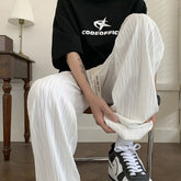 Summer New Casual Pants Men Loose Large Size High Elastic Floor Dragging Pants Male Fashion Street Y2k Trousers M-5x voguable