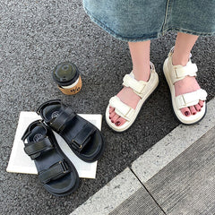 Female Sandal Clogs With Heel Espadrilles Platform Fashion Womens Shoes Girls Thick High Gladiator Luxury Beige Wedge Summe voguable