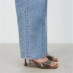 Shoes Low Fabric Rome TPR Hoof Heels Basic PU PVC Shoes Low Hoof Heels TPR Rome PVC Fabric PU voguable