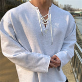 New Long Sleeve t shirt for Men Autumn Fashion Cotton Solid Color t-shirts Cozy Streetwear Men's t-shirt 3XL Baggy Korean Trendy voguable