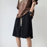 4 Colors Summer Shorts Men Fashion Casual Oversized Shorts Men Streetwear Hip-hop Loose Checked Shorts Mens Beach Shorts M-3XL voguable