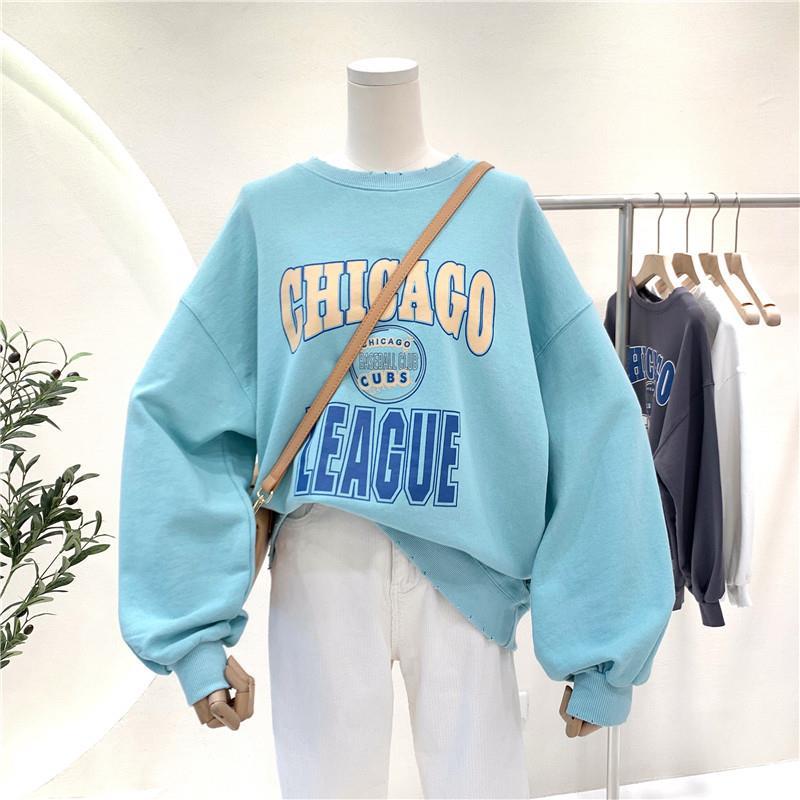 voguable Oversized Harajuku Hoodie 2022 Autumn Ladies Pullover Regular Sweatshirt Women Long Sleeve Pullover Tops Sweatshirt Women voguable
