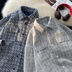 Spring New Vintage Men Stripe Jackets Korean Streetwear Casual Man Coats Fashion Unisex Hip Hop Loose Jacket voguable