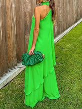 Sexy Off Shoulder O Neck Blouse Tops And Wide Leg Pants Outfits Elegant Women Loose Pants Suits Summer Sleeveless Two Piece Sets voguable