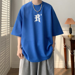 Waffle Letter Print T-shirts Men Women Summer Urban Style Half-sleeved Light Thin Breathable Y2k Unisex O-neck Tops Tee voguable